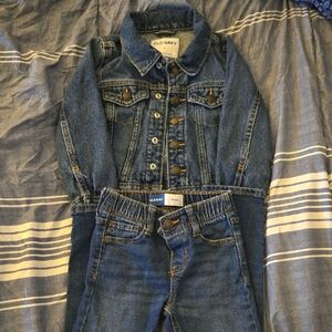 Old Navy Toddler Classic Blue Denim Set